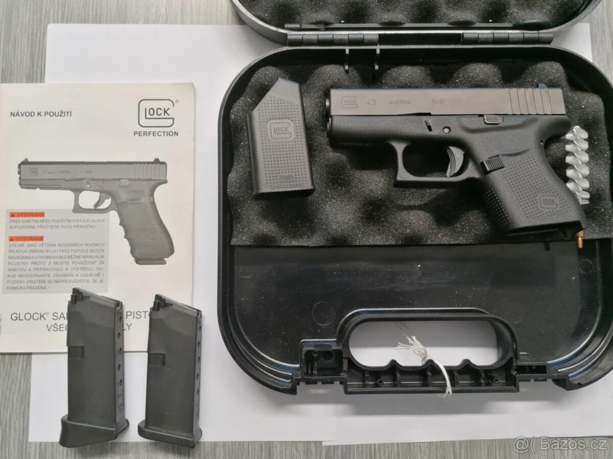 Prodám samonabíjecí pistoli Glock, vzor 43. - 8