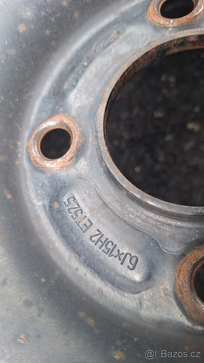 Plechové disky Ford 4x108 R15 - 8