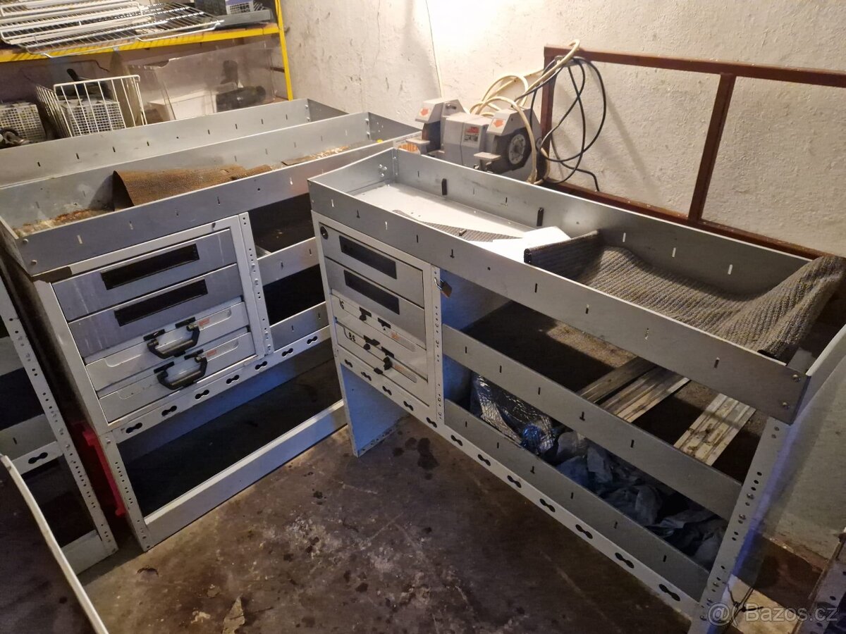 Regály do dodávky - ponk do dodávky - 8