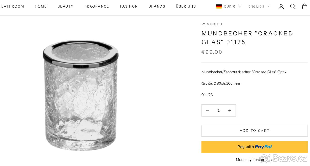 Dávkovač mýdla + dóza, materiál sklo, sleva 70% - 8