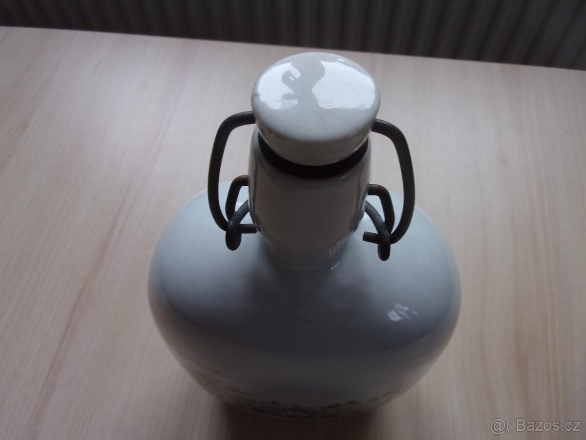 STARÁ VELKÁ PORCELÁNOVÁ PLACATKA - MARIÁNSKÉ LÁZNĚ - 8