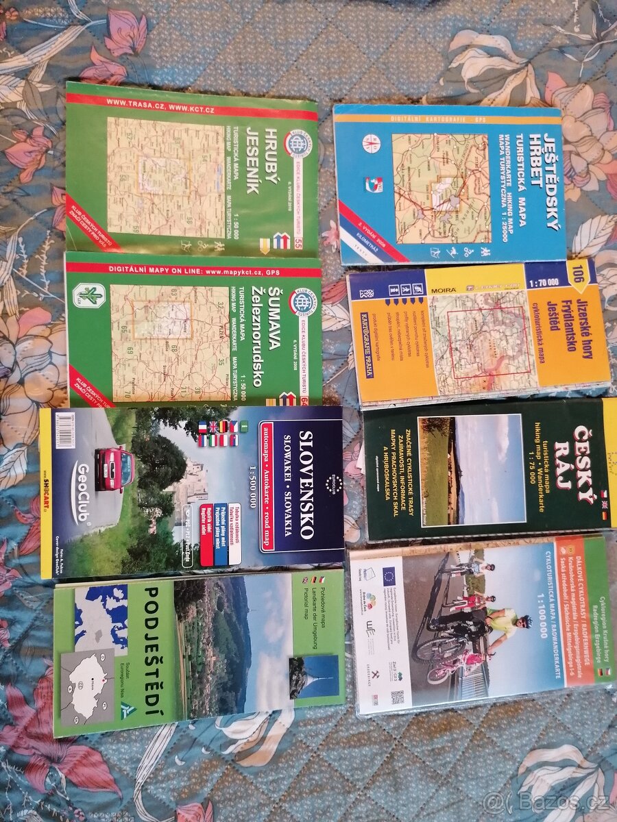 Knížky, mapy, upominkove předměty aj. - 8