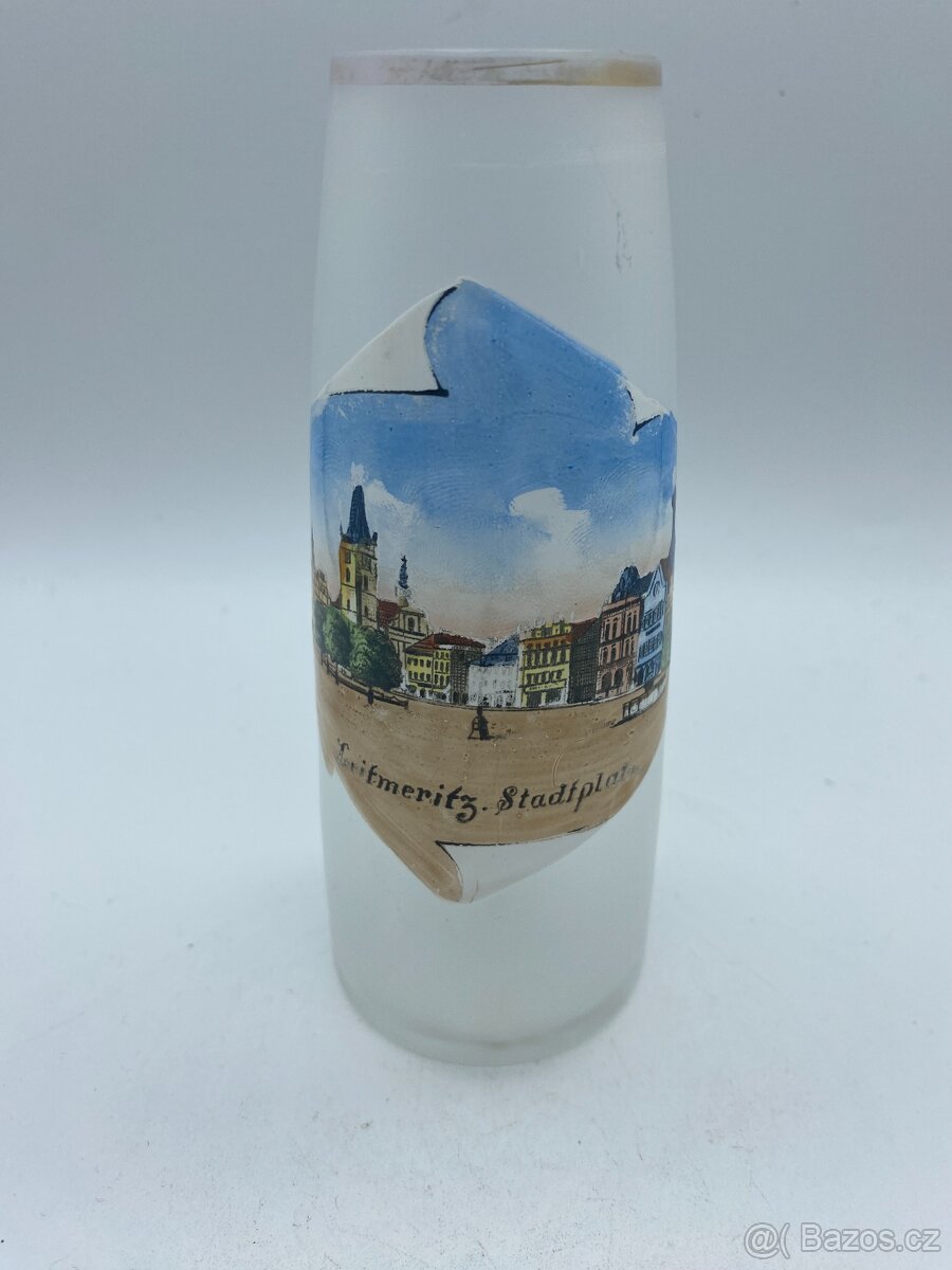 Sběratel nabízí staré sklenice s obrázky měst - 8