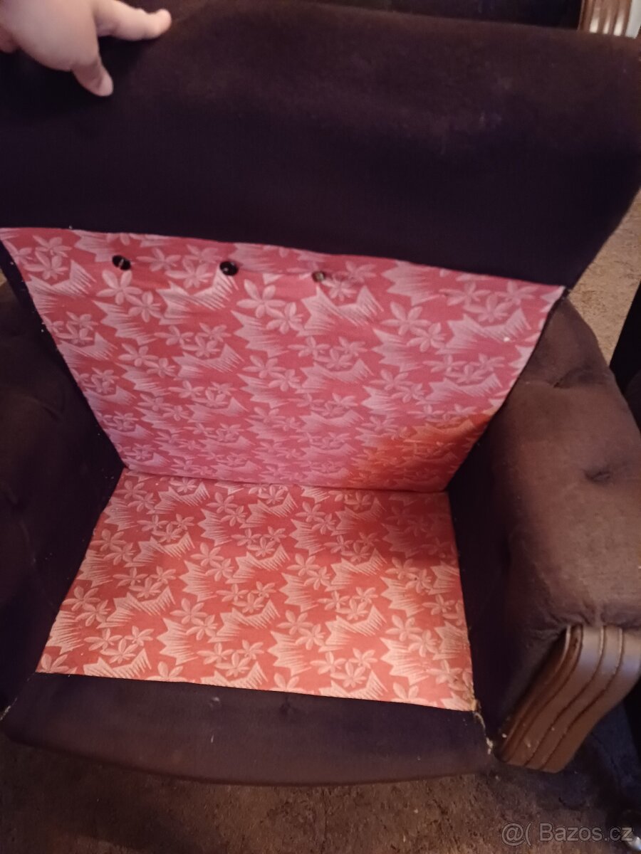 Sedací souprava - gauč + 2 křesla - 8