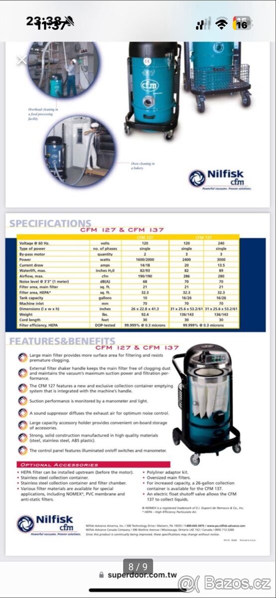 Stavební Průmyslový vysavač lux - 8