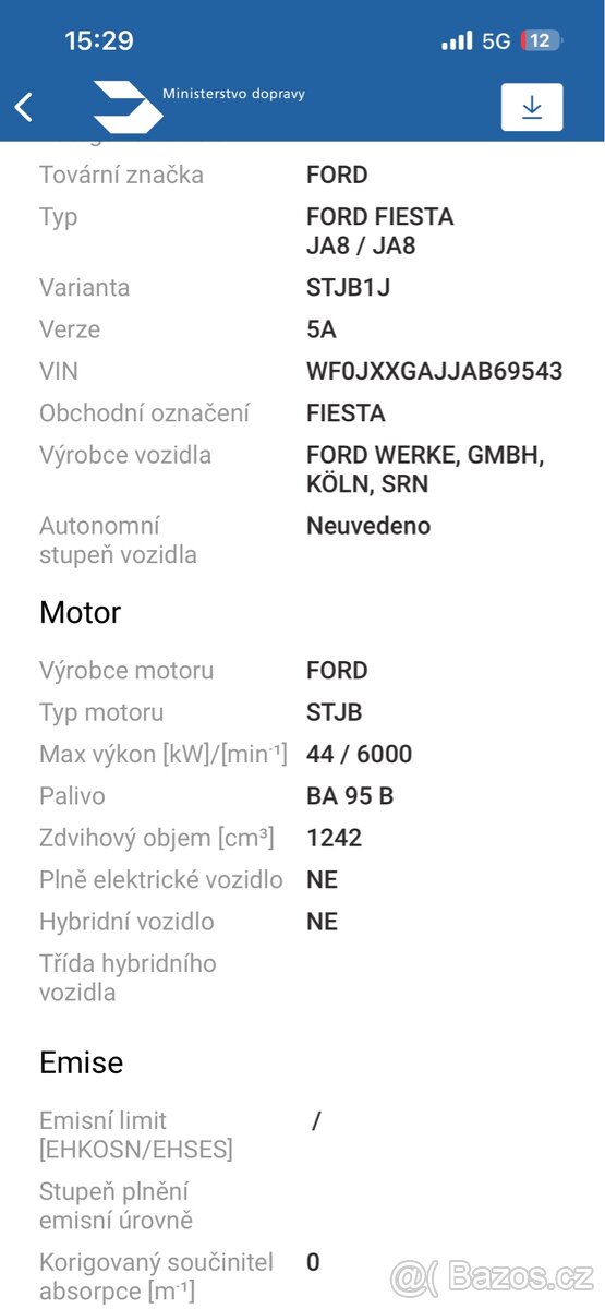 Díly ford fiesta - 8