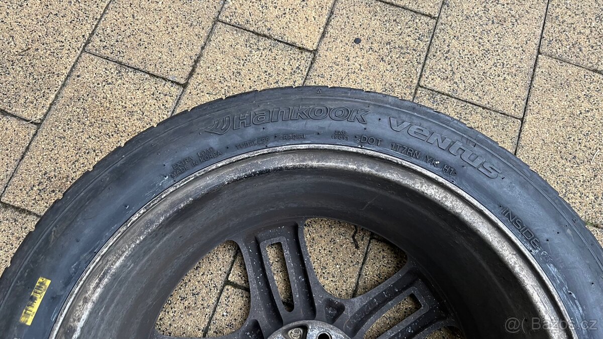 disky subaru 5x100 R17 se závodními pneu hankook - 8