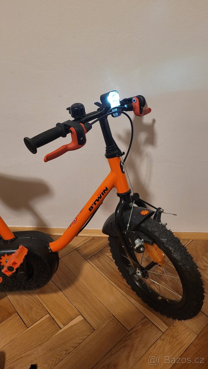 Dětské kolo Btwin 500 Robot 14" + vodící tyč - 8