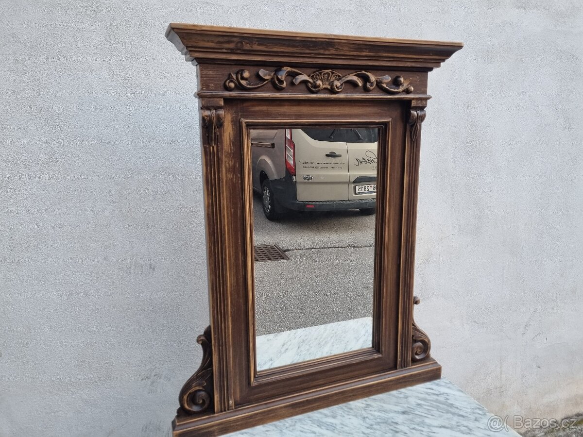 KRÁSNÁ STARÁ KOMODA SE ZRCADLEM - 8