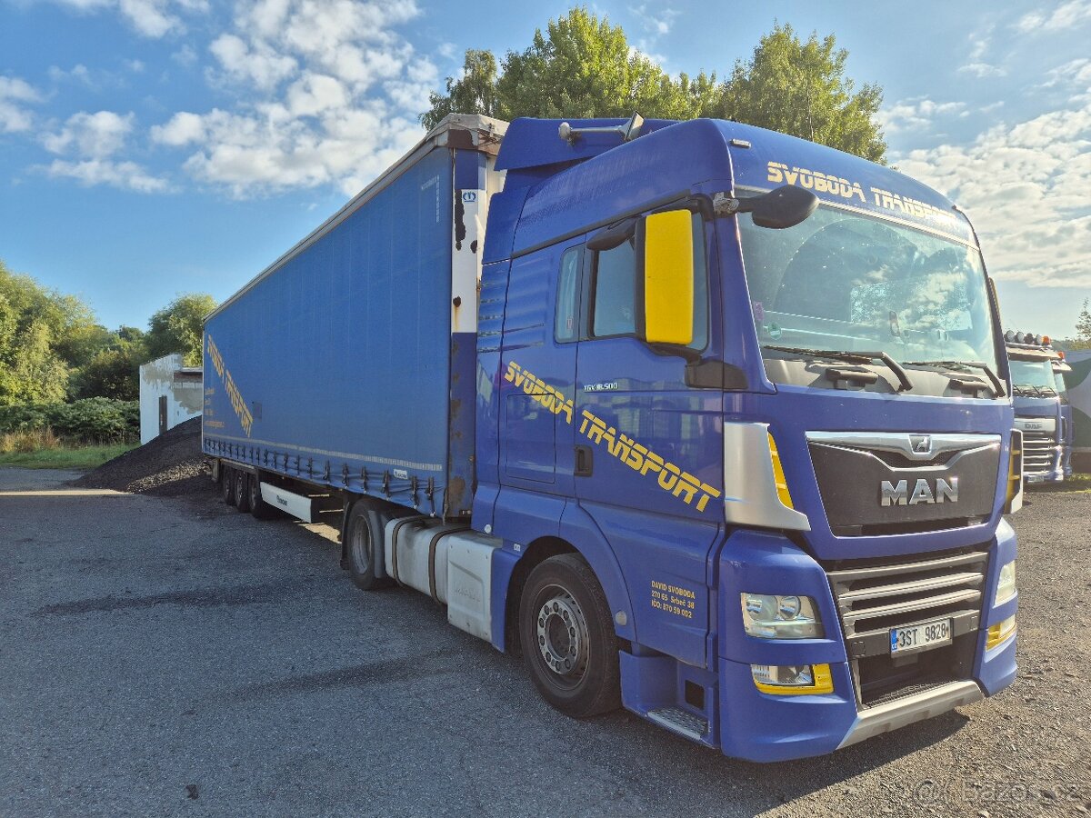 Prodám soupravu Man TGX 18.500 + Krone Megaline - 8