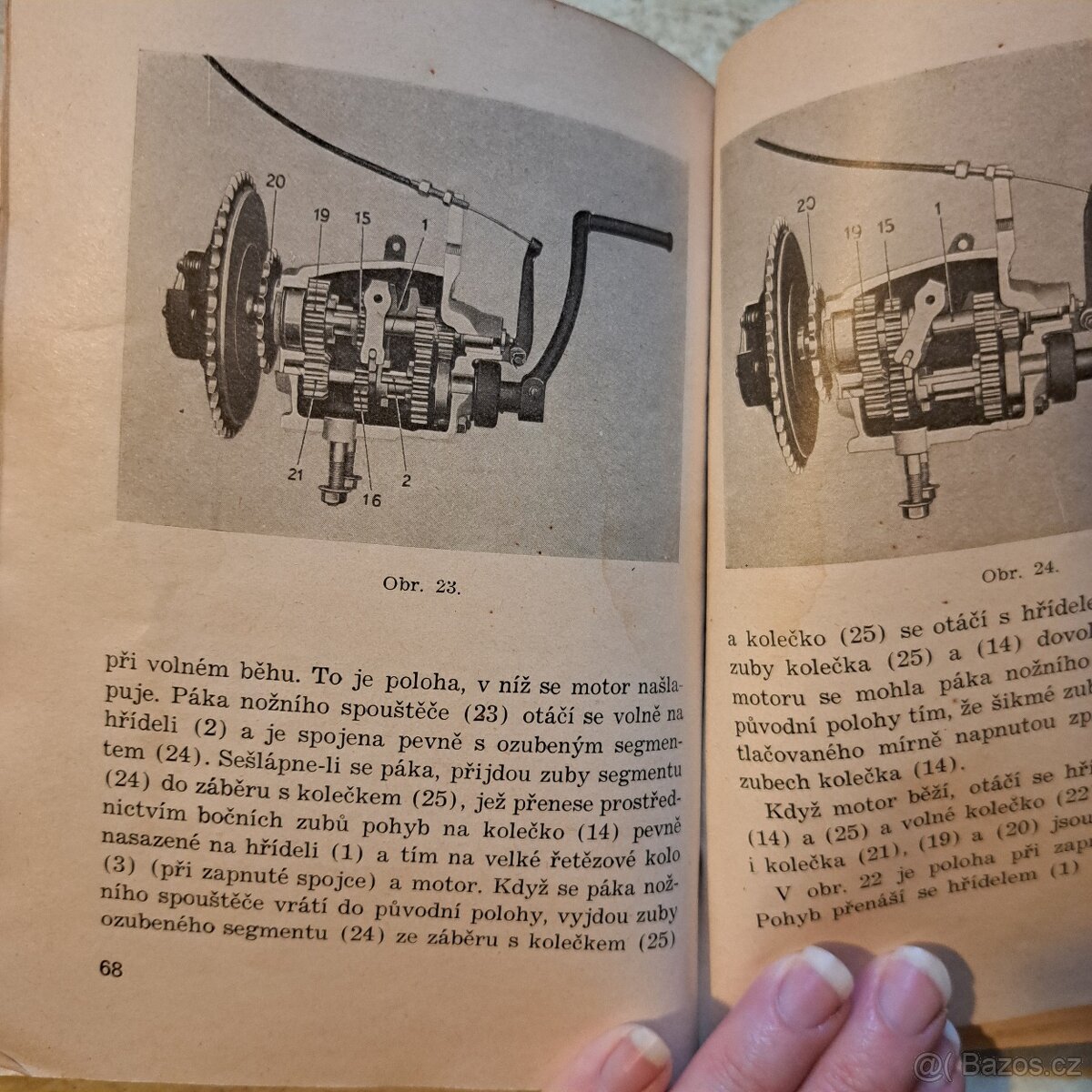 Príručka Jawa 250 Špeciál FJ Předválečna - 8