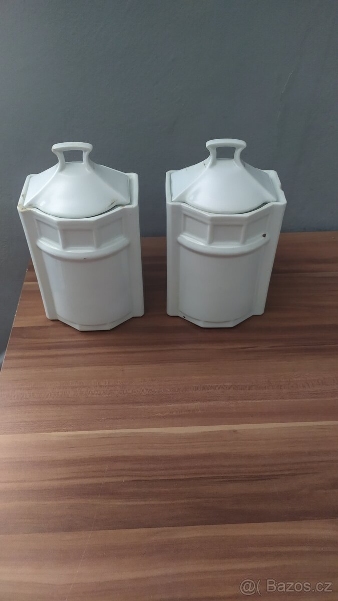 starožitný porcelánový set - 8