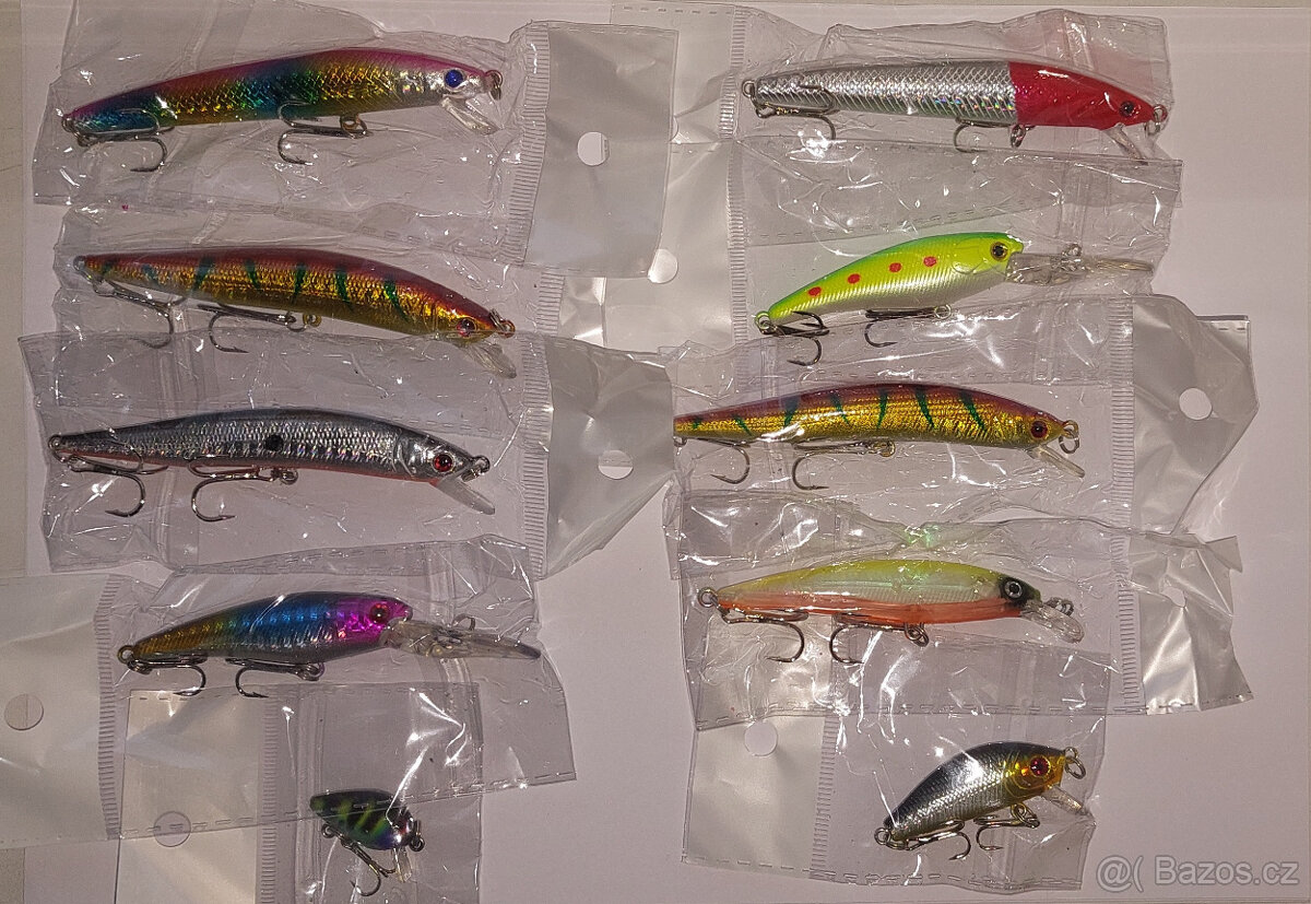 Rybarske potreby - sada mix voblerov - 8