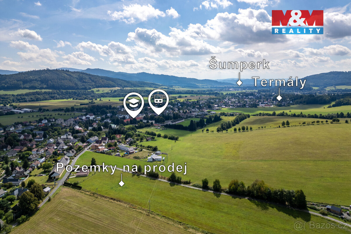 Prodej stavebního pozemku 1041 m², Velké Losiny - 8