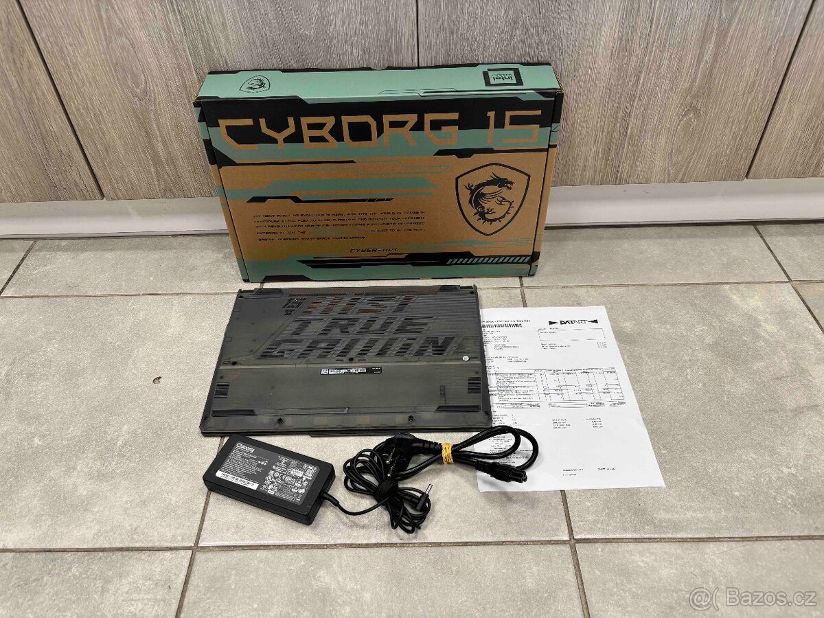 Herní notebook MSI Cyborg 15 A13VF-1091CZ + záruka do 05/27 - 8