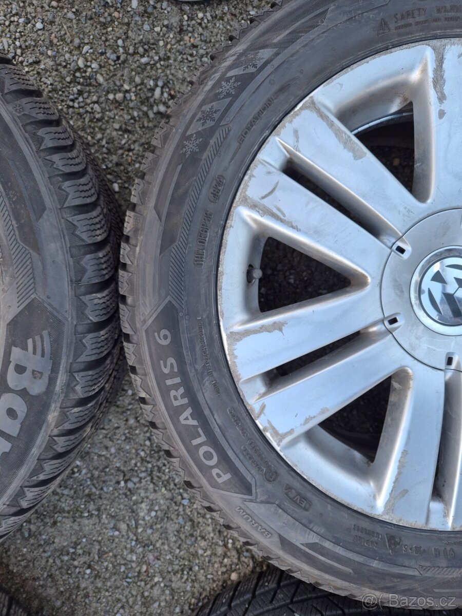 Zimní Alu Sada 5x112R16,Barum Polaris 205/55R16 - 8
