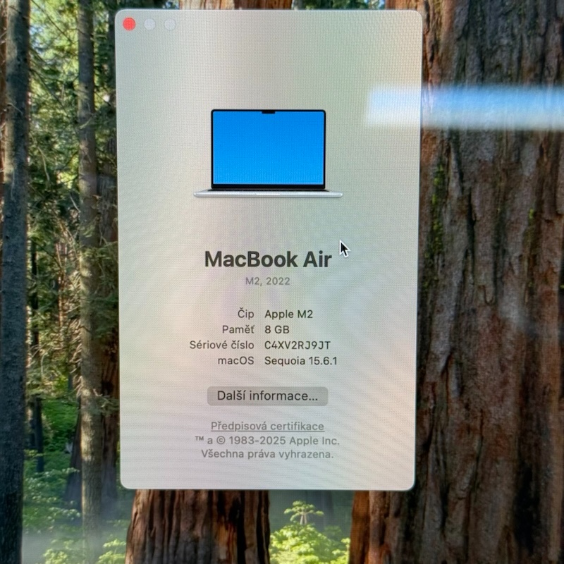 Apple MacBook Air 13.6" (A2681) – 8C CPU / 8C GPU / 8GB RAM - 8