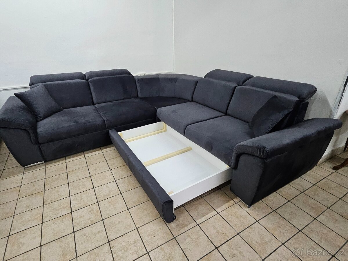 ROHOVÁ SEDACÍ SOUPRAVA - ROZKLÁDACÍ - 8