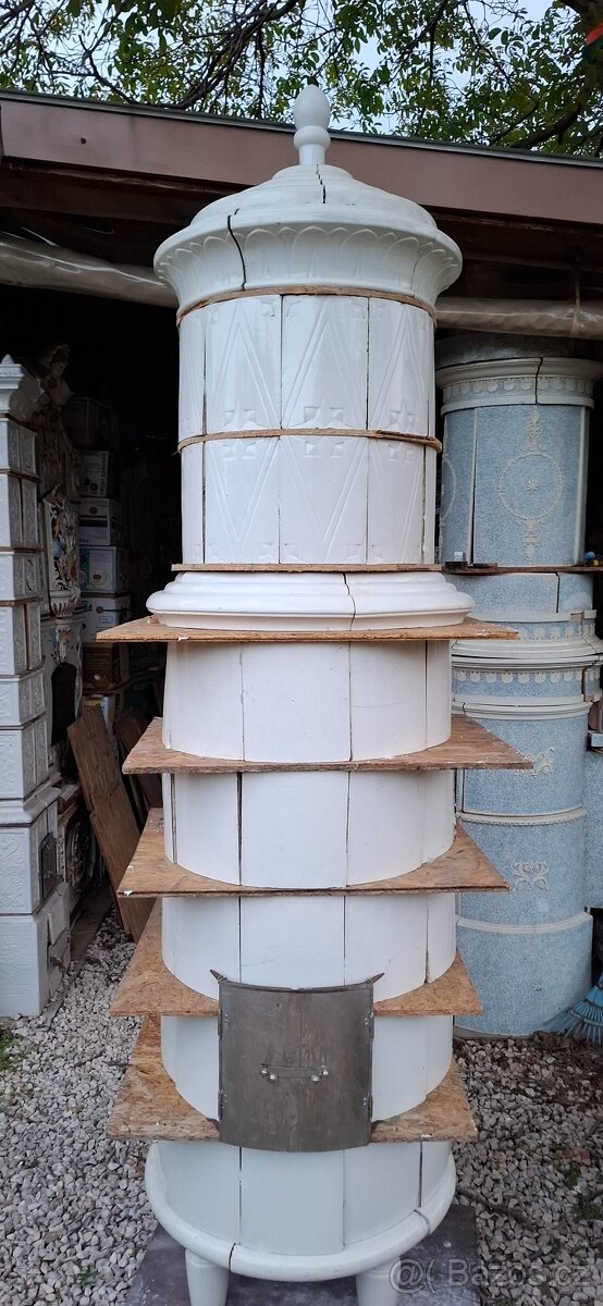 Kachlová kamna historická - 8