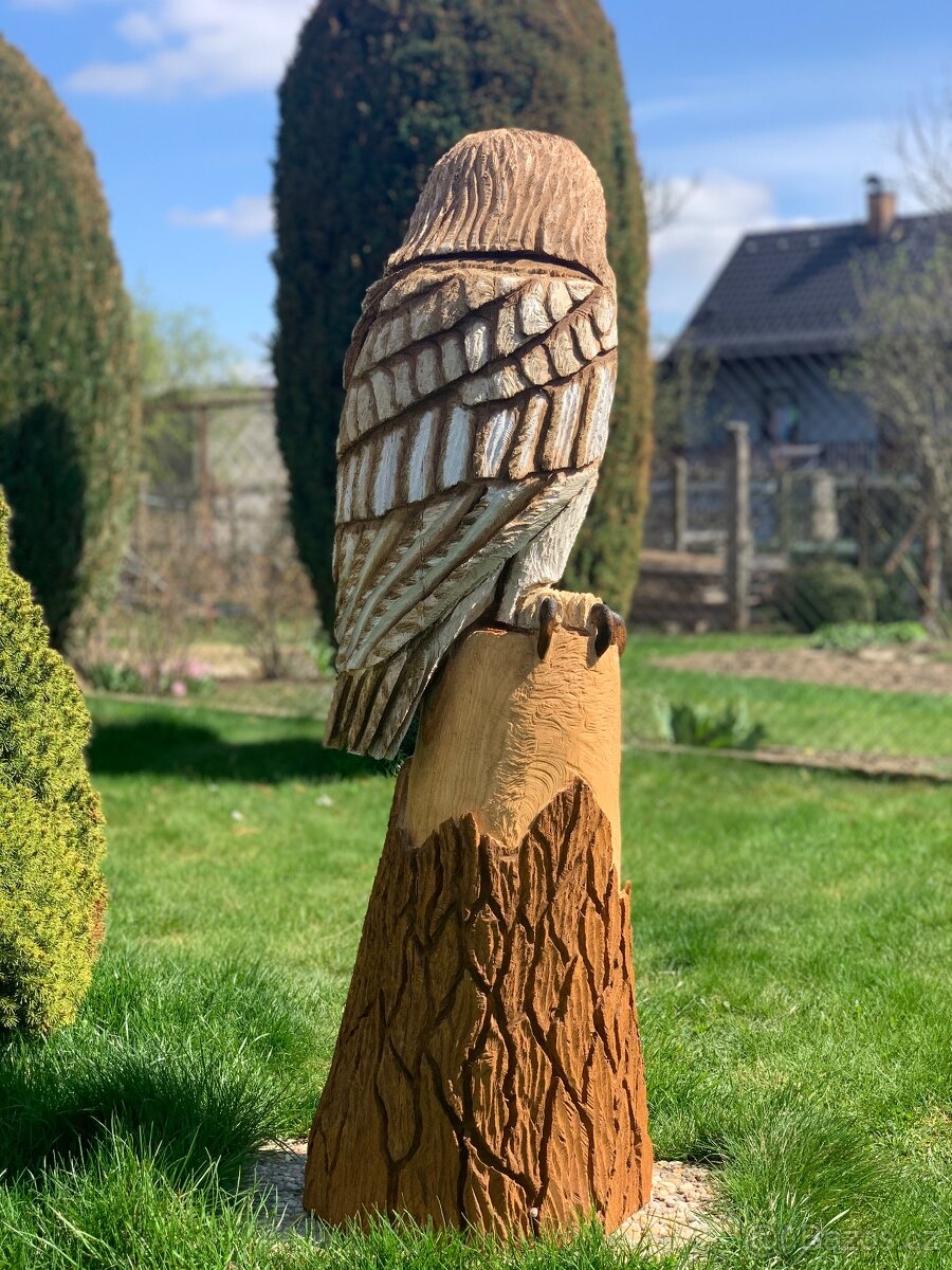 Dřevěná socha (dřevořezba pilou) - 8