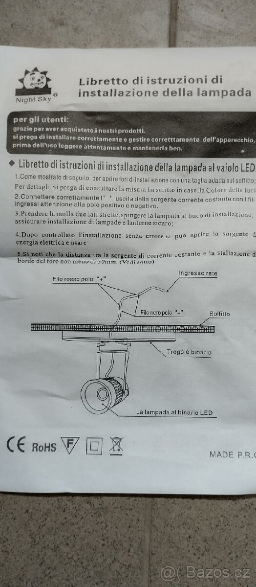 4x bílý lištový led reflektor světlo - 8