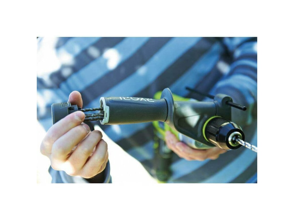 2rychlostní příklepová vrtačka RYOBI 1010W (nová) - 8