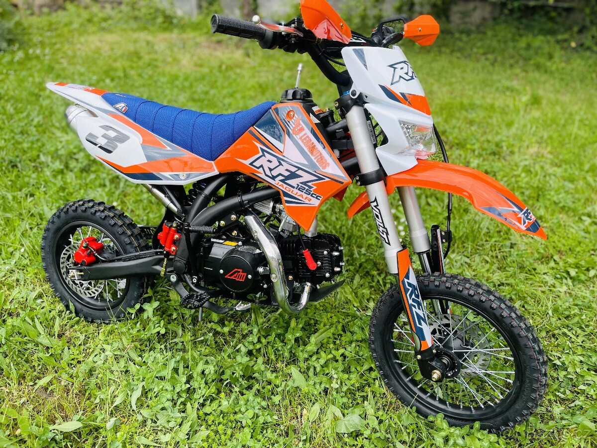 Pitbike Leramotors Jaguar 125ccm, kola 17/14, orange - 8