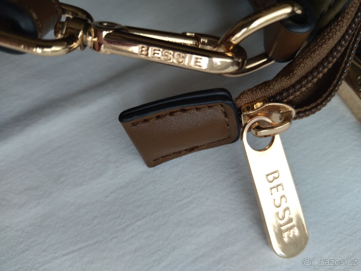 Kabelka Bessie London, přes rameno/crossbody,olivová - 8