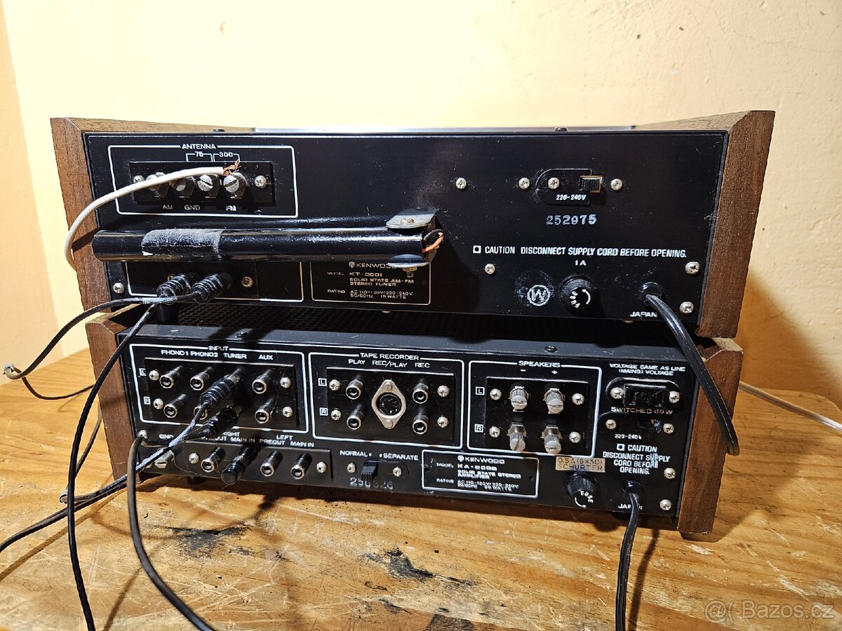 KENWOOD KA-2002 + KT 2001 HiFi zesilovač a tuner - 8