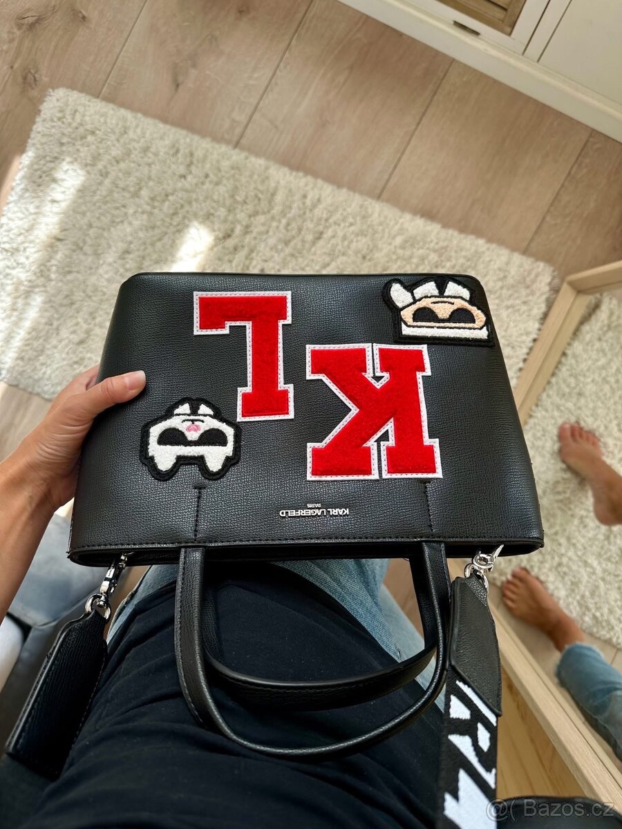 KARL LAGERFELD ČERNÁ KABELKA 1 - 8