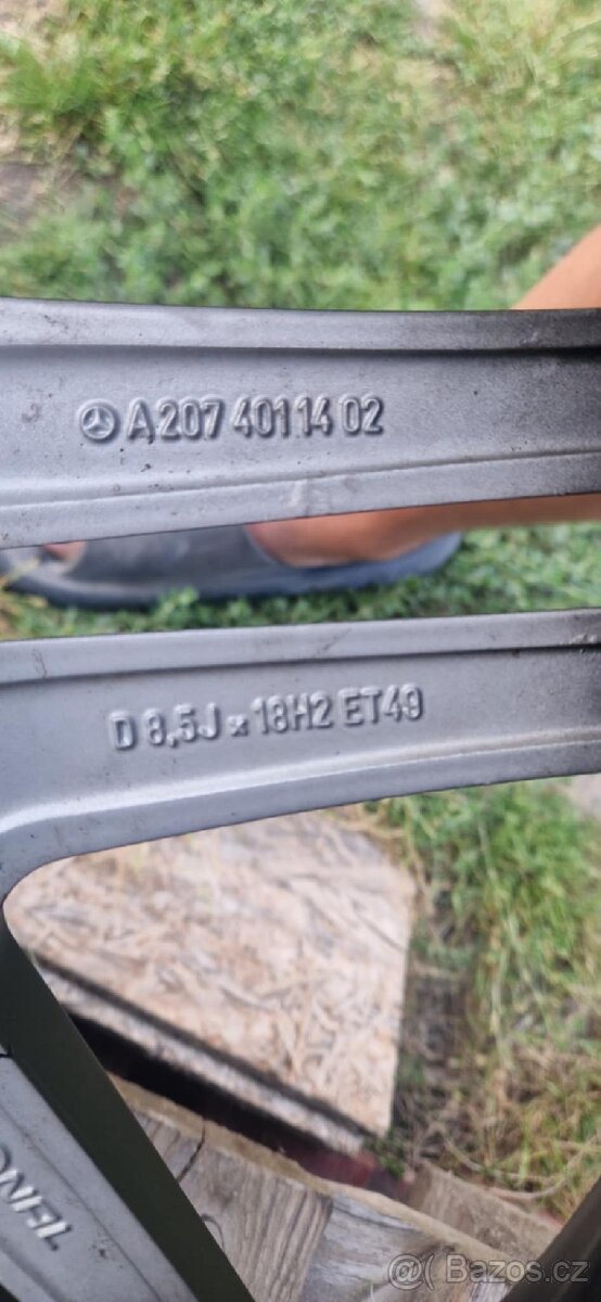 5x112 R18 AMG Mercedes w207 disky POUŽITÝ STAV - 8