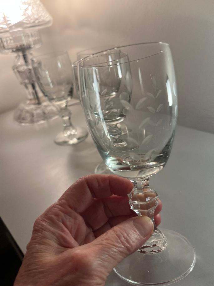 broušené skleničky - 8