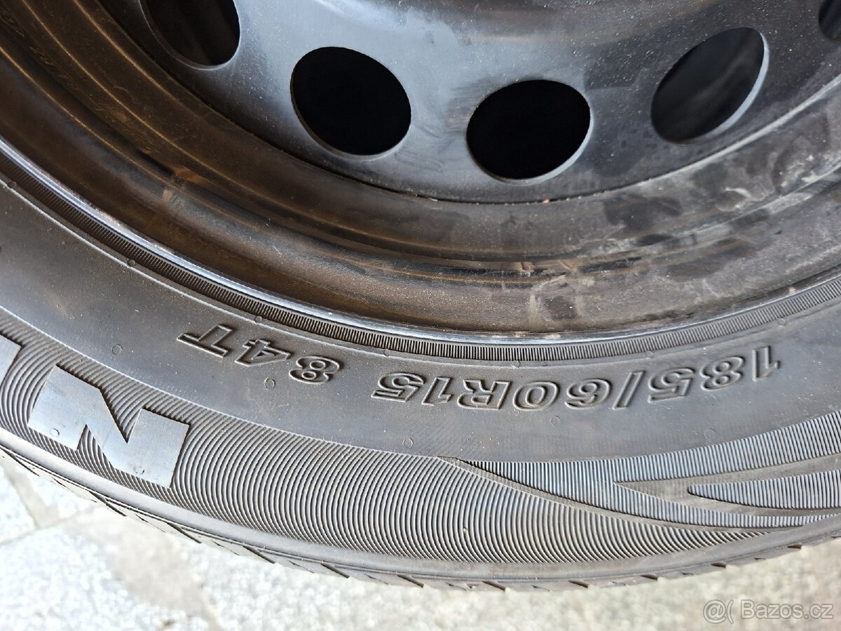 4x letni pneu s disky 185/60 R15 - 8