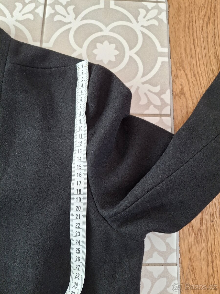 Černý kabát Montecristo XL 10 % vlna 5 % viskoza - 8