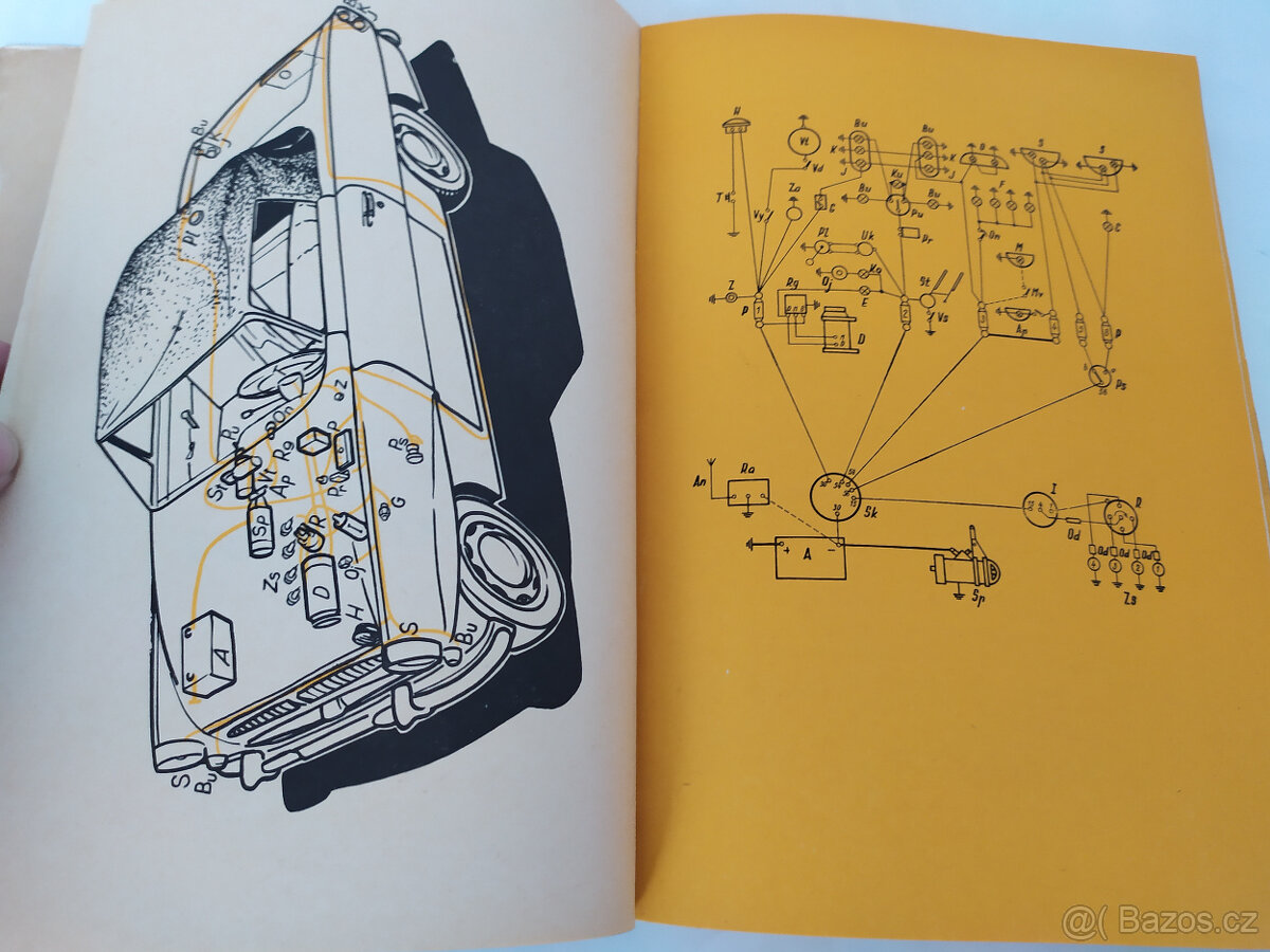 SCHEMATA ELEKTRICKÉHO. ZAP. OS. AUT. I., 1968 - 8