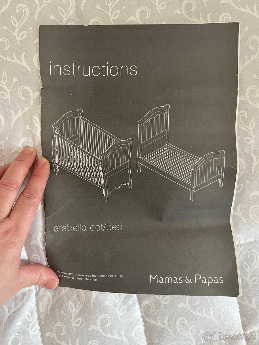 Masivní postýlka Mamas&Papas - 8