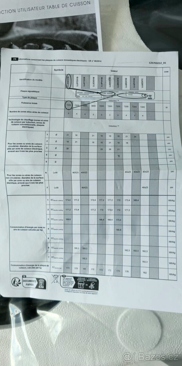 Indukční varná deska Sauter SPI4664B - 8