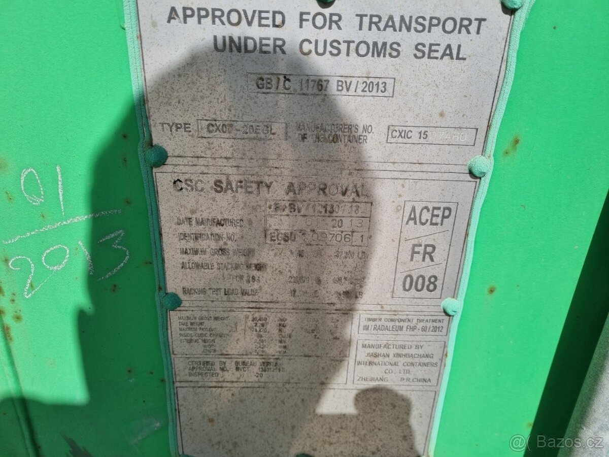 Velice krásný lodní kontejner 20DC - 8