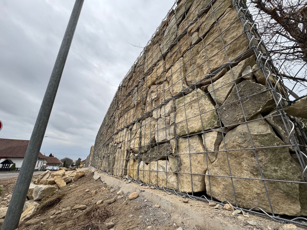 🗿GABIONY🪨sypané i rovnané na🗝️ - 8