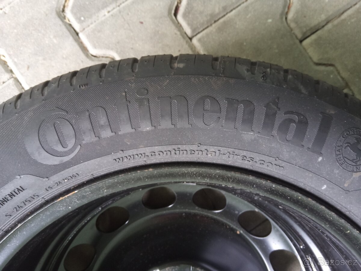 Rezervní kolo Continental 205/55 R16 plus kompletní sada na - 8
