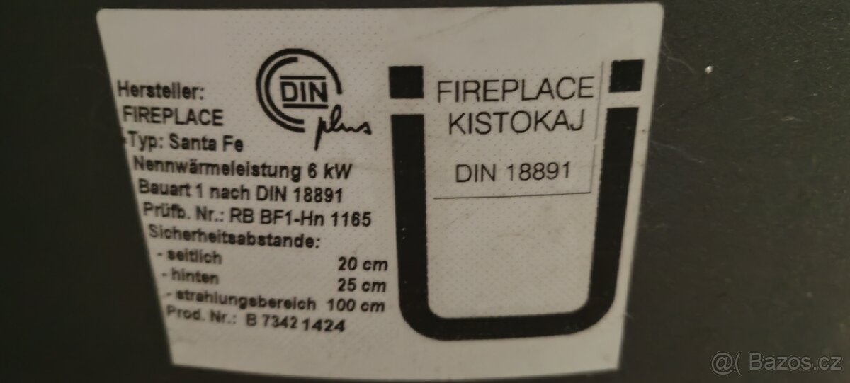 Krbová kamna FIREPLACE - 8