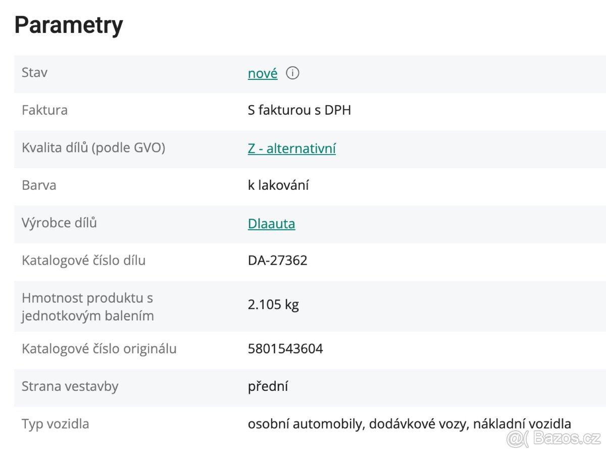 Lišta nárazníku Iveco daily - 8