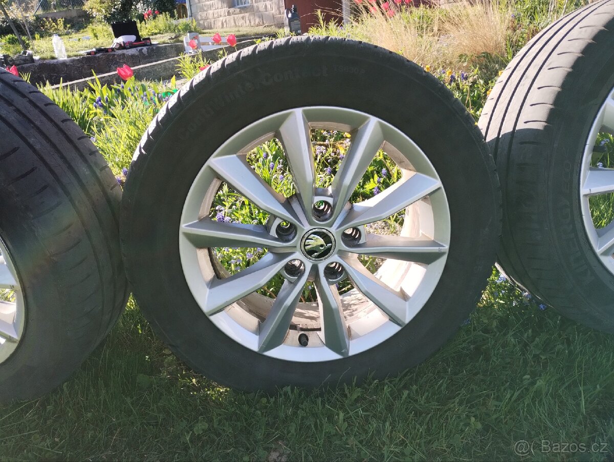 Originál ALU kola Škoda Octavia R16 - 8