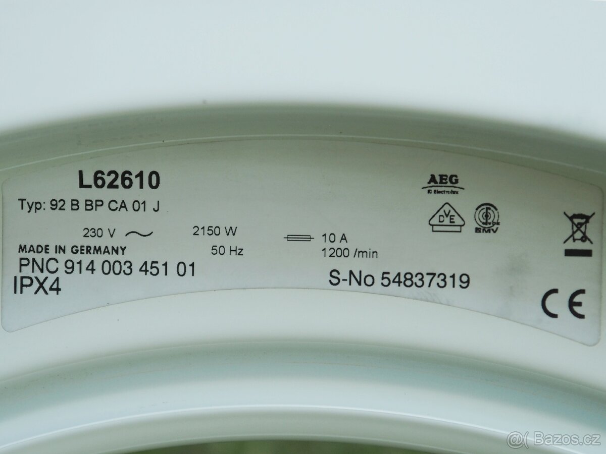 Náhradní díly AEG Lavamat 62610 - 8