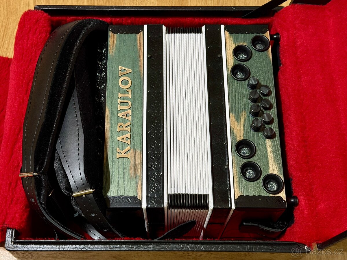 Heligónka Karaulov 2.rad CF(nová) - 8