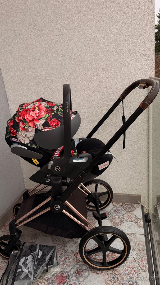 Kočárek Set 3v1 Cybex Priam Spring Blossom - 8