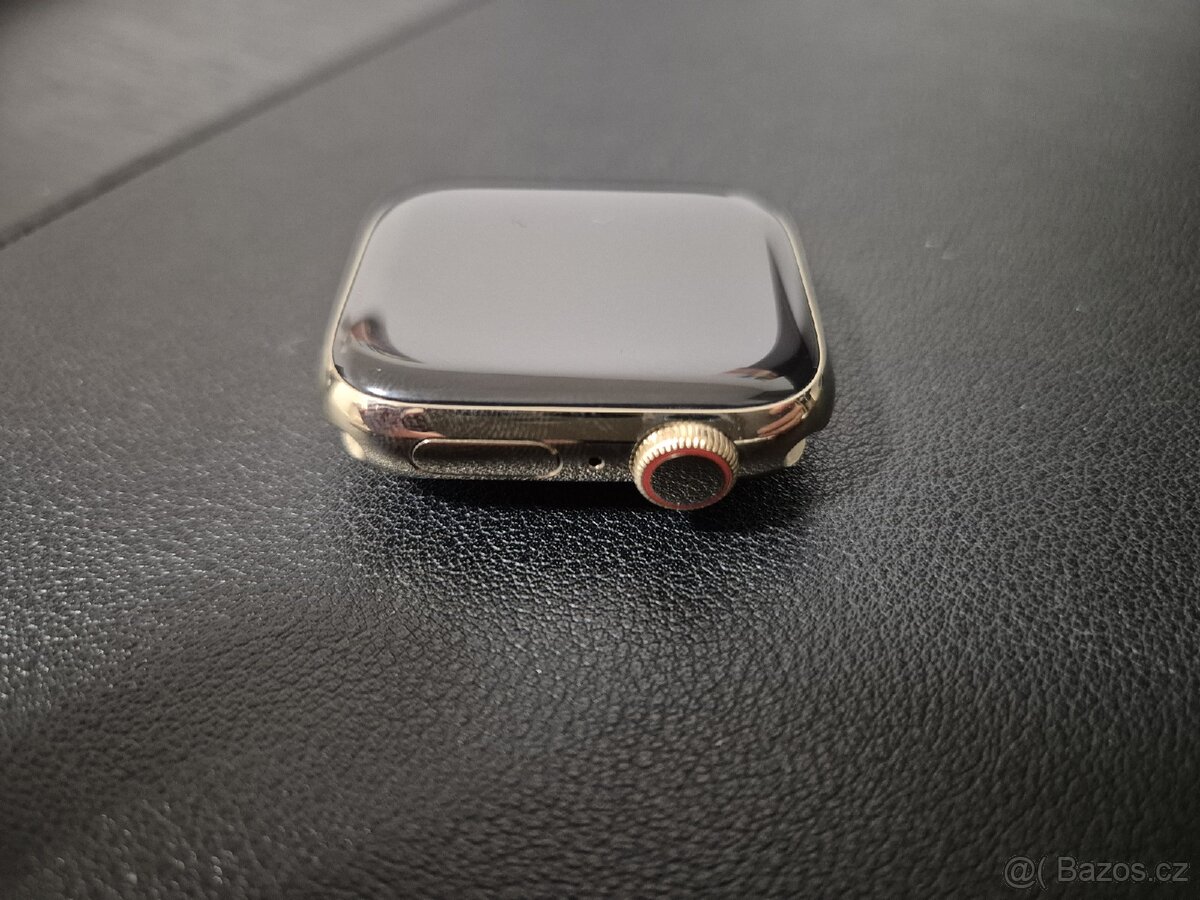 Apple watch series 7 cellular, 41 mm, gold/zlaté - 8