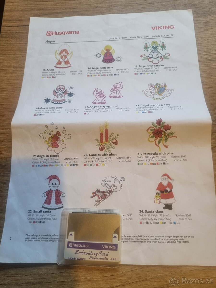 Šicí stroj Husqvarna s příslušenstvím - 8