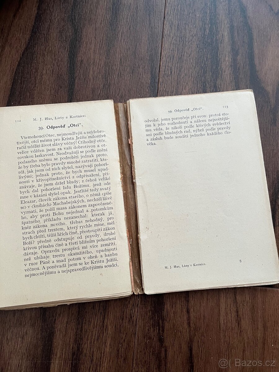 Listy z Kostnice Jan Hus, staré vydání - 8