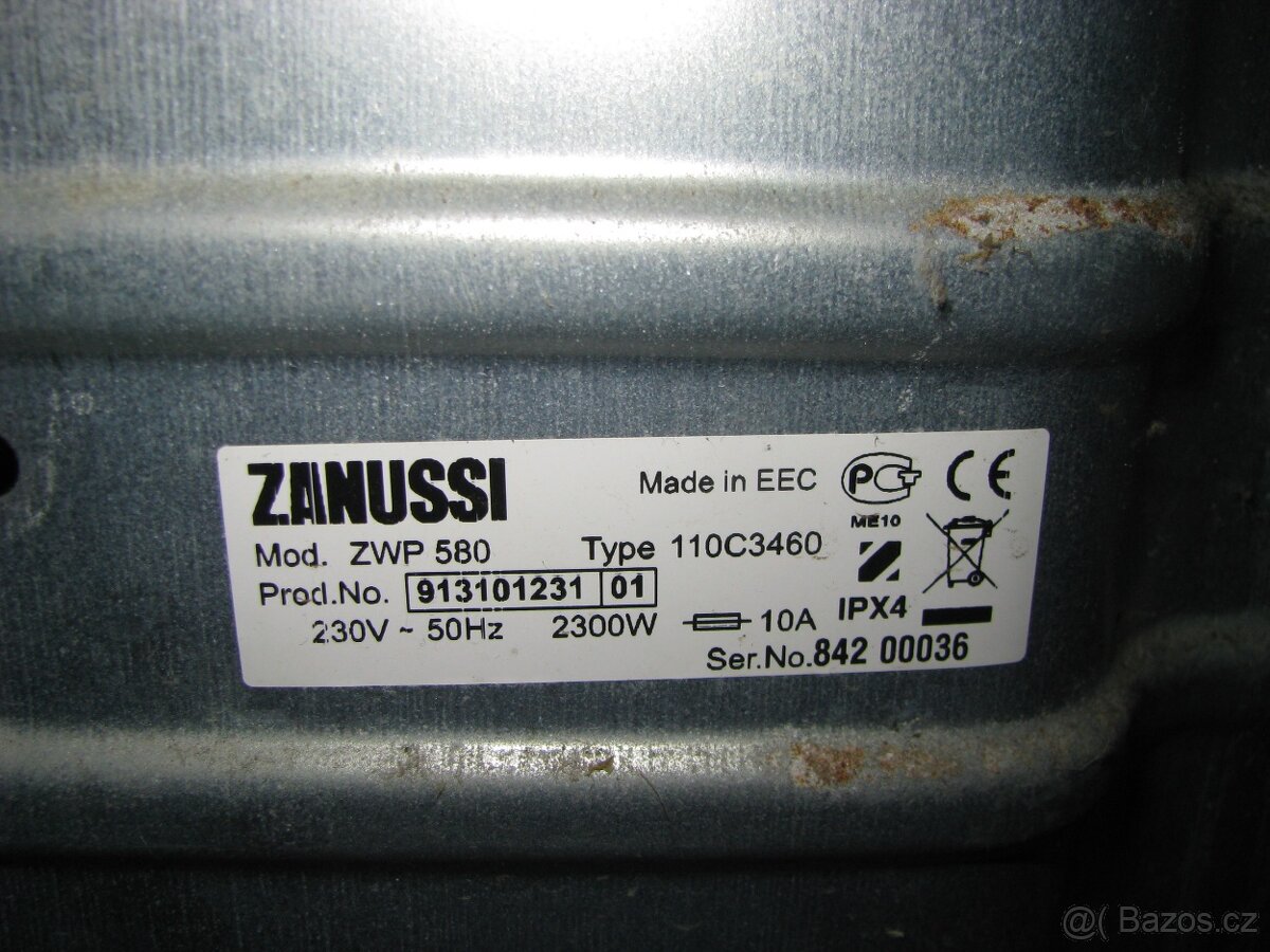 Pračka Zanussi ZWP 580 díly - 8